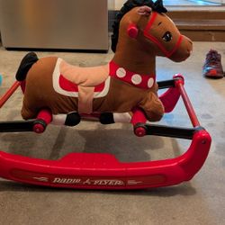 Plush Rocking Horse Radio Flyer
