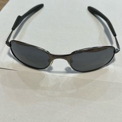 Vintage Oakley A Wire Sunglasses - Gunmetal Frame