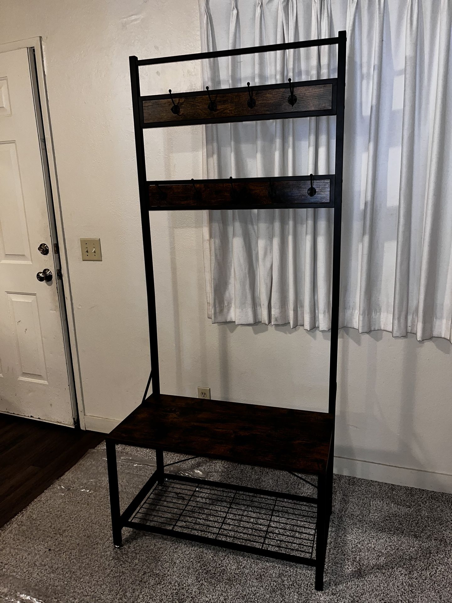 Coat And Shoe Rack