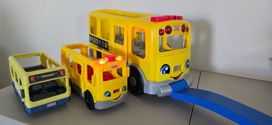 Fisher-Price Interactive Bus & Vehicle Bundle - Lights, Sounds & Play Set!
