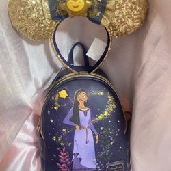 Disneyland Parks loungefly & Minnie mouse ears