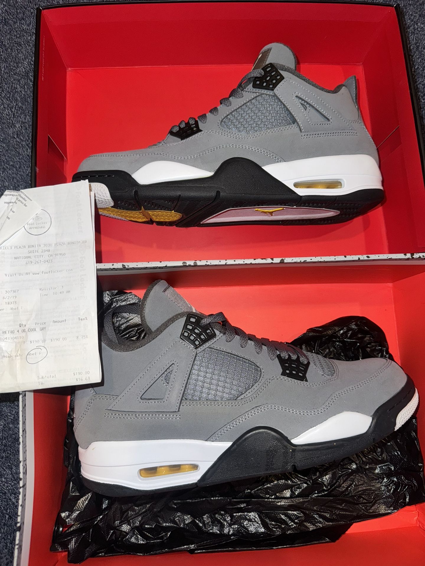 Jordan 4s Cool Grey