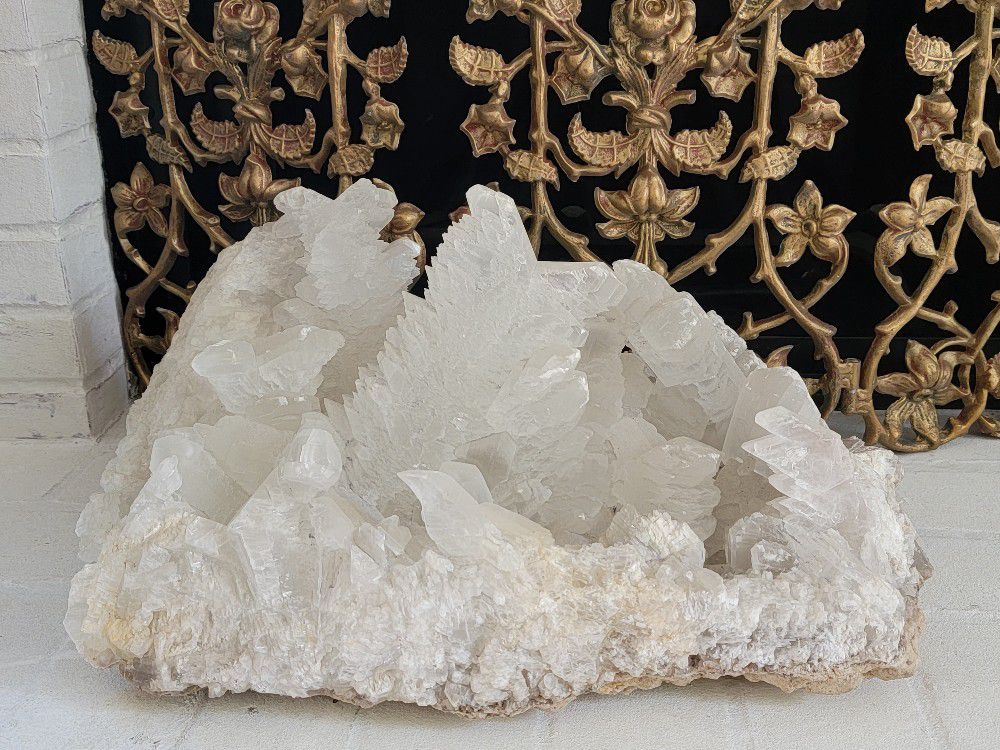 Large 75lbs Gypsum Variety Selenite Twin Fishtail Crystal 