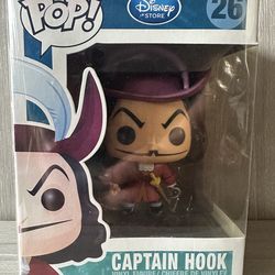 Funko Pop! Disney Store Captain Hook #26 Disney Series 3 Vinyl Figure