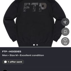 Black Camo FTP Hoodie