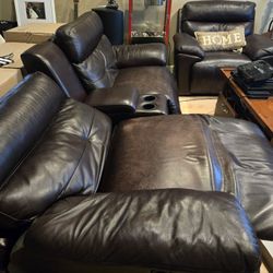Home Theater Leather Chairs 