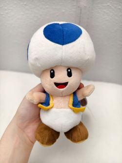 Nintendo Super Mario Blue Toad plushie