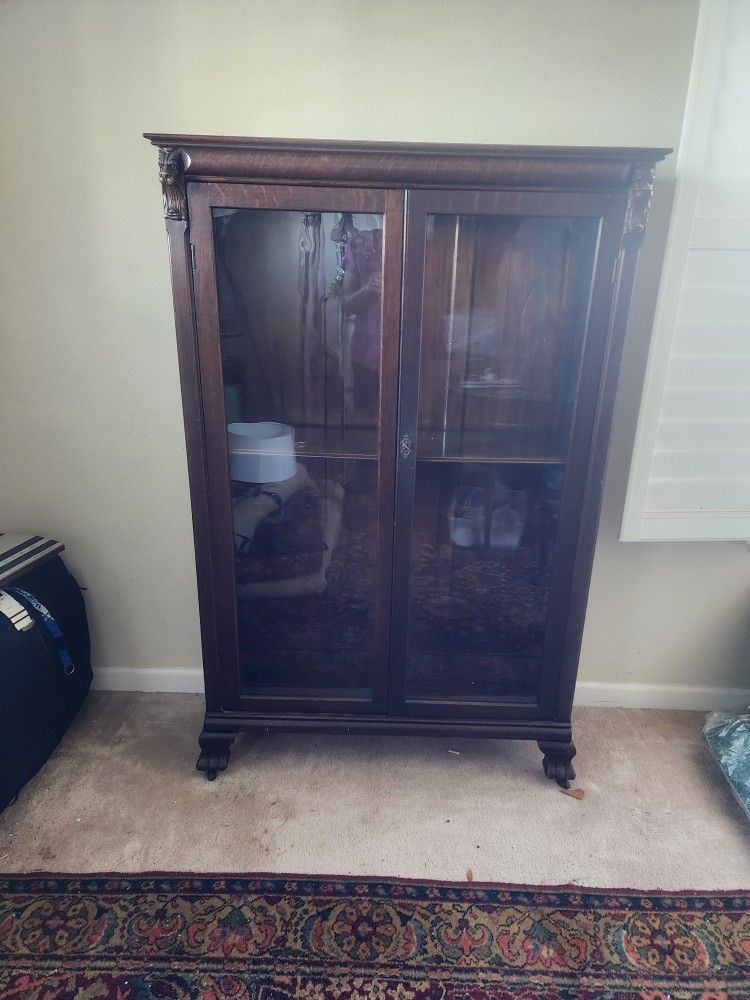 Vintage Cabinet  Or Bookcase