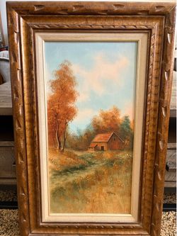 Framed Oil Painting