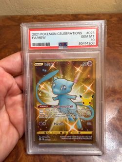 MEW 2021 POKEMON CELEBRATIONS 025/025 FULL ART PSA 10