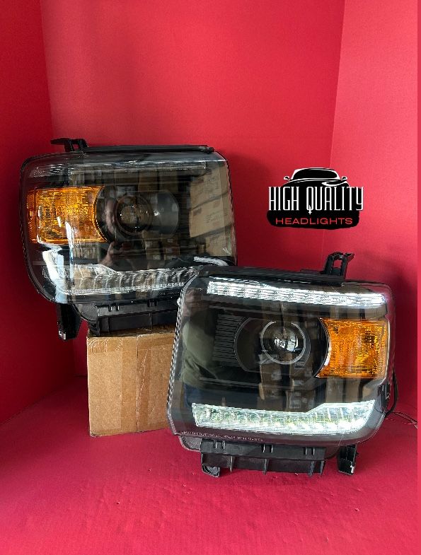 Gmc Sierra 2014. 2018 Headlights.