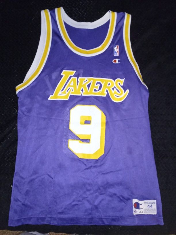 Authentic Champion LA Lakers Nick Van Exel Jersey