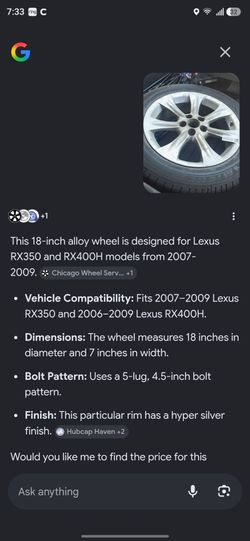 Rim and tire