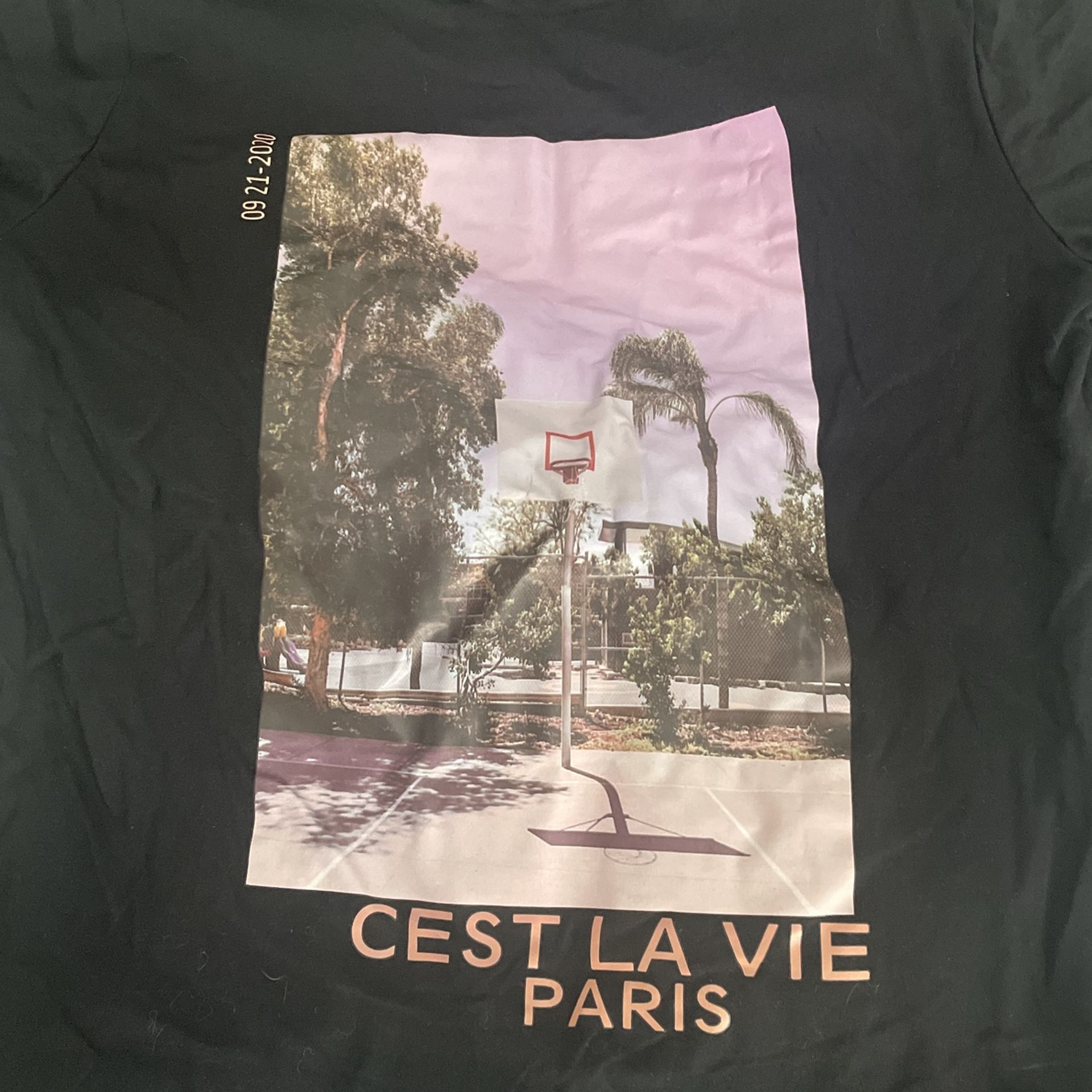SHEIN C’est La Vie Paris T-shirt