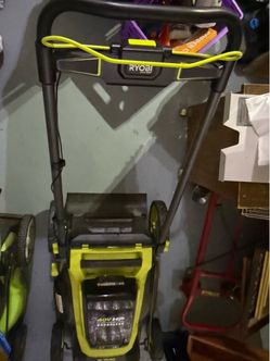 Cordless Ryobi  lawn mower