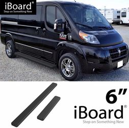 14-26 Dodge Pro master running boards black 6”
