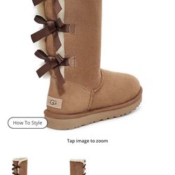 Long Ugg Boots With Bows 