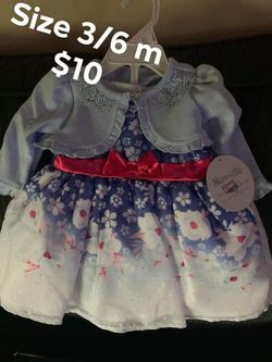 Dress Size 3/6 Months