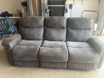 Couch 3 seat recliner