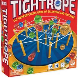 MindWare Tightrope Strategy Board Game, Fun for Classrooms, 2-4 Players, 20 Min Play Time, Ages 6 & Up