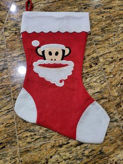 🎄 Paul Frank Santa Monkey Christmas Stocking –  2004 Design!
