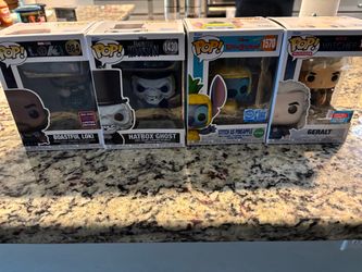 Funko Pop Lot of 4 Limited Edition Figures
