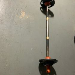 Weightlifting Barbell And Weights 35LBS