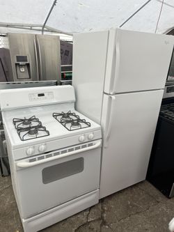 Refrigerador Whirlpool Y Estufa General Electric De Gas 