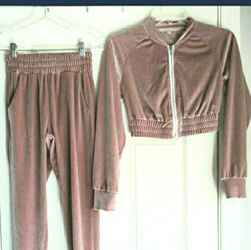 Cute Soft Pink Jumpsuit Woman Small