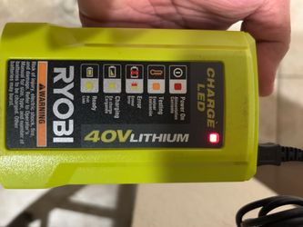 Ryobi OP404VNM 40V Li-Ion Power Tool Battery Charger w/ AC Adapter