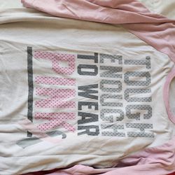 Large Breast Cancer Long Sleeve Shirt