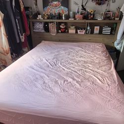 Classic Grey Queen bed Frame Only