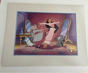 Disney Pocahontas Journey to a New Exclusive Commorative Lithograph