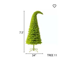 7.5 ft Grinch-Style Artificial Christmas Tree