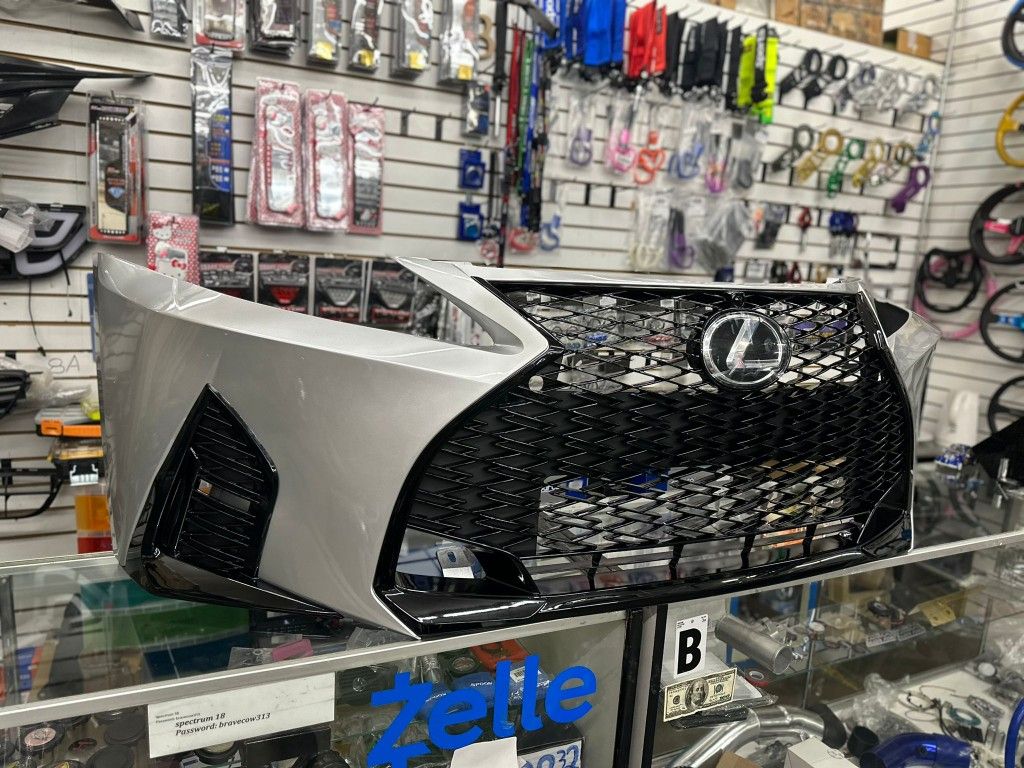 For 2006-2013 Lexus IS250 IS350 C 2IS to 3IS Front Bumper Conversion F-Sport New
Silver