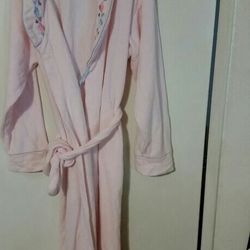 Long Terry Cloth Robe, Size L