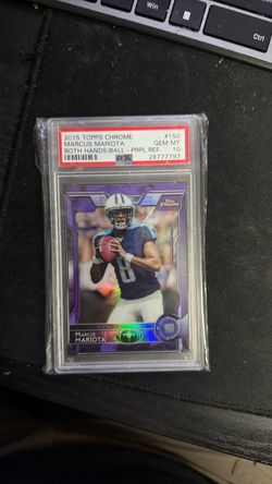 2015 Topps Chrome Marcus Mariota