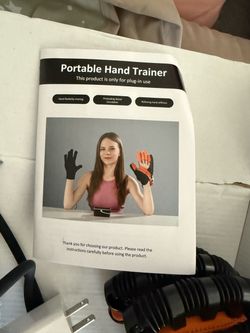 Portable Hand Trainer Rehabilitation Glove Device