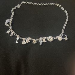 Bonito Collar Choker De Plata