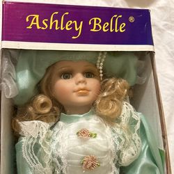 Ashley Belle Fine Bisque Porcelain Doll