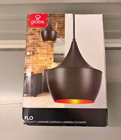Globe Electric Flo 1-Light Hanging Pendant Ceiling Light Fixture - Brand New Box
