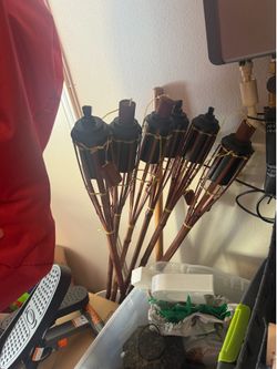 Tiki torches