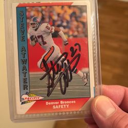 Steve Atwater Denver Broncos Collectible Cards