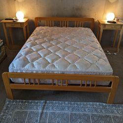 Full Bed Frame and Mattress