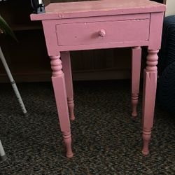 Pink Table , moving sale