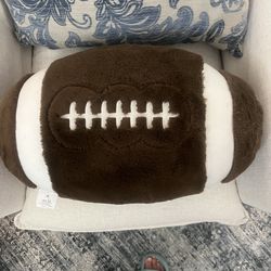 Jumbo Fuzzy Football Pillow