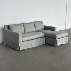 Pottery Barn Slipcovered Sectional Sofa -Delivery Available