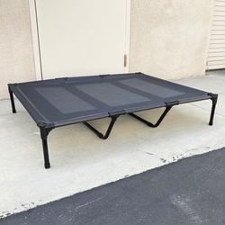 (New) $35 Elevated Dog Bed Xlarge 48x36x9” Breathable Raised Pet Bed Cot Indoor Outdoor