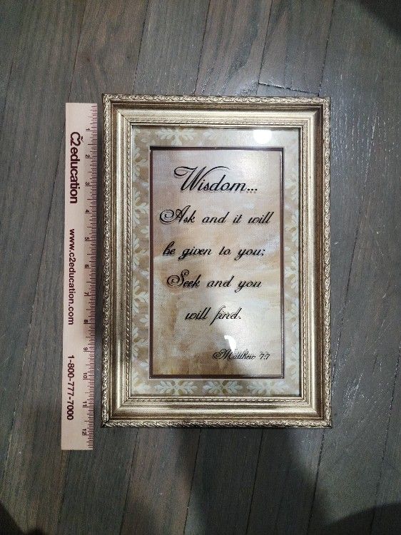 Framed Wisdom Art