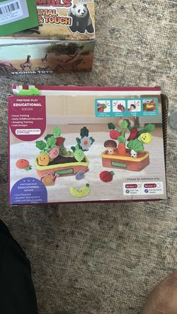 Pretend Play Educational Fruit Tree Toy Set